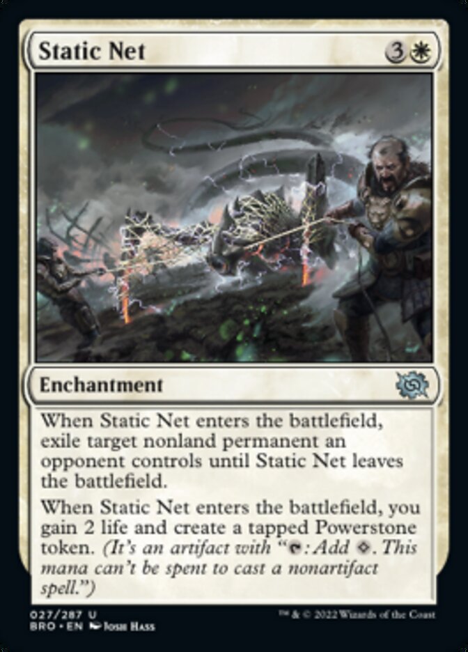 Static Net (BRO-027) - The Brothers' War [Uncommon]