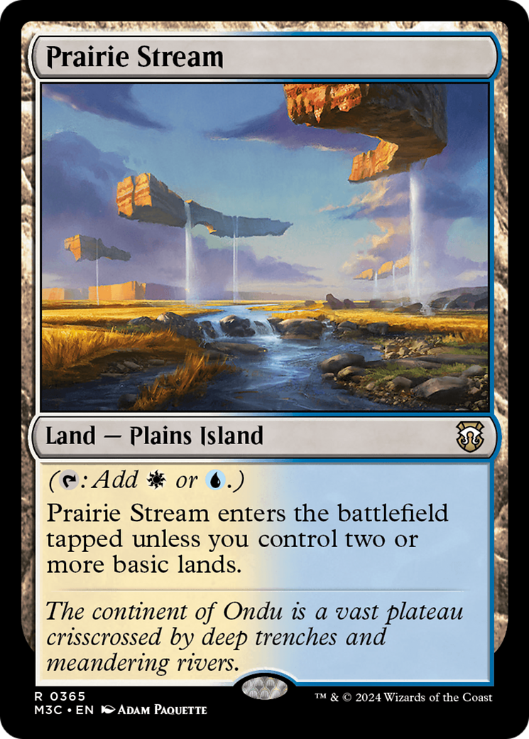 Prairie Stream (M3C-365) - Modern Horizons 3 Commander Foil [Rare]