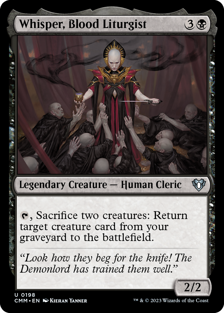 Whisper, Blood Liturgist (CMM-198) - Commander Masters [Uncommon]