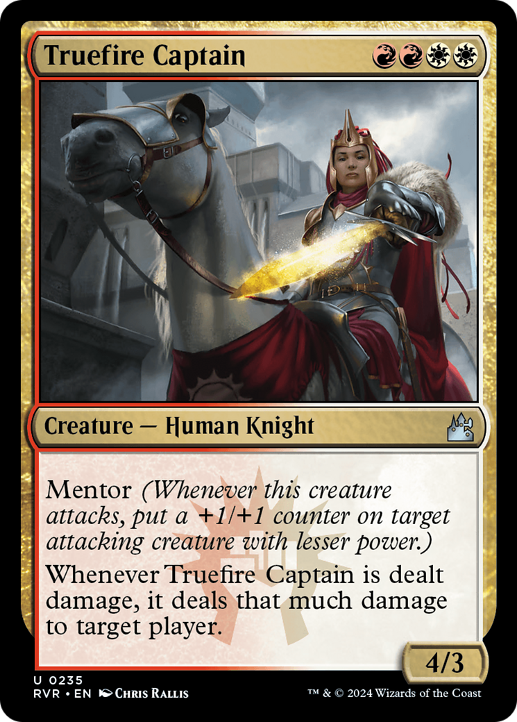 Truefire Captain (RVR-235) - Ravnica Remastered [Uncommon]