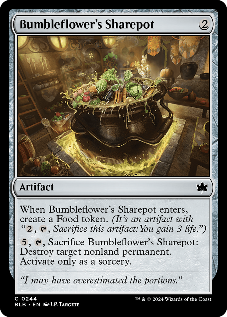 Bumbleflower's Sharepot (BLB-244) - Bloomburrow Foil [Common]