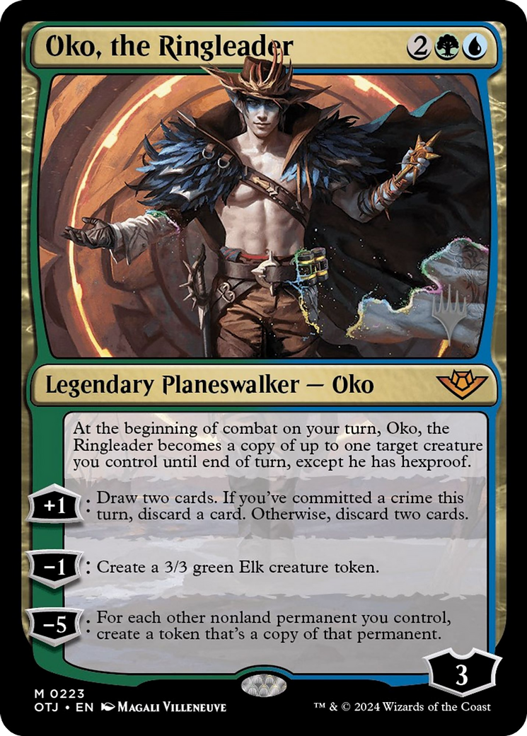 Oko, the Ringleader (POTJ-223P) - Outlaws of Thunder Junction Promos Foil [Mythic]