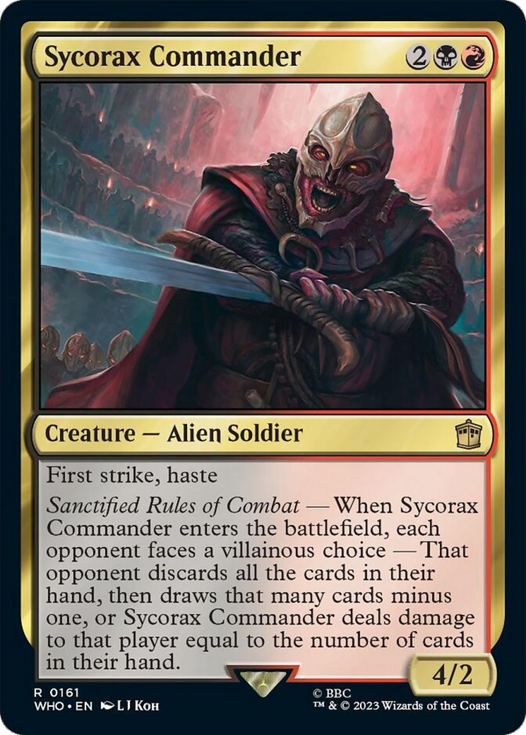 Sycorax Commander (WHO-161) - Doctor Who [Rare]