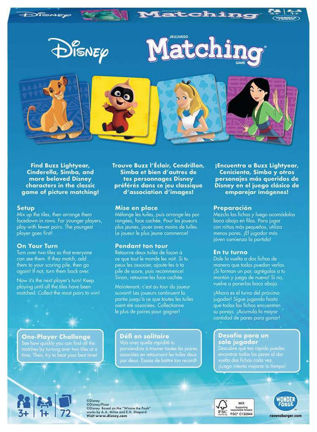 Matching Game - Disney Classic