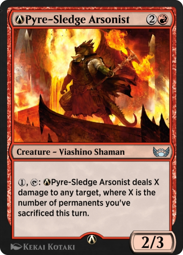 A-Pyre-Sledge Arsonist (SNC-A-118) - Streets of New Capenna [Uncommon]