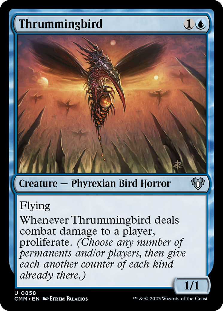 Thrummingbird (CMM-858) - Commander Masters [Uncommon]