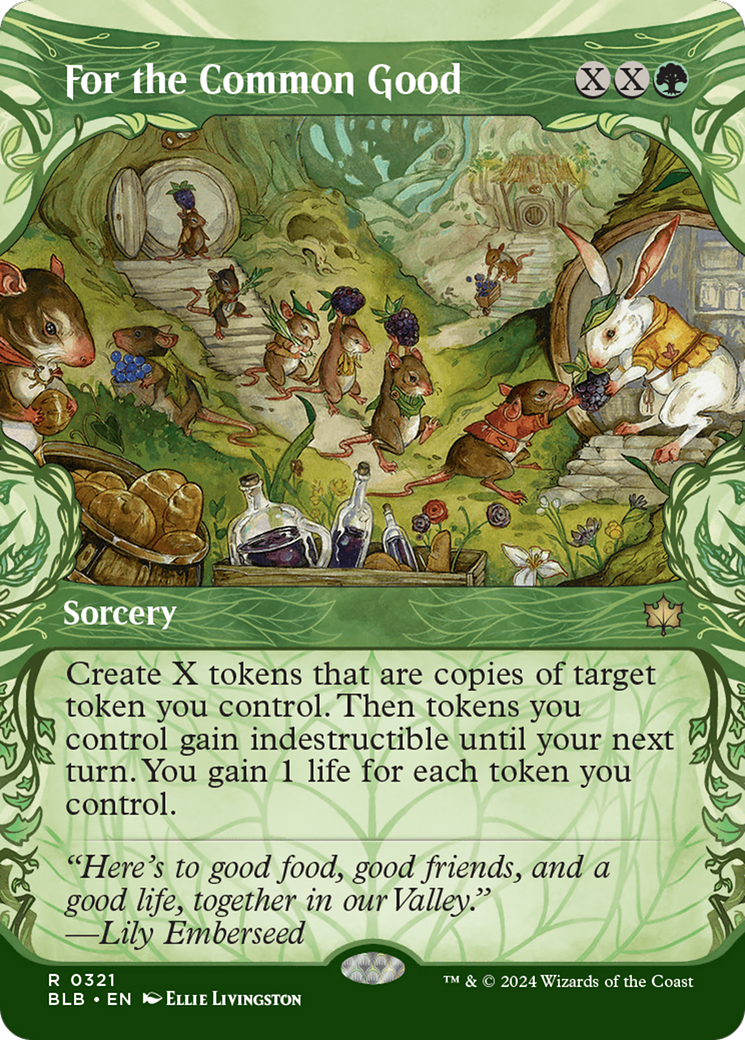 For the Common Good (BLB-321) - Bloomburrow: (Showcase) Foil [Rare]