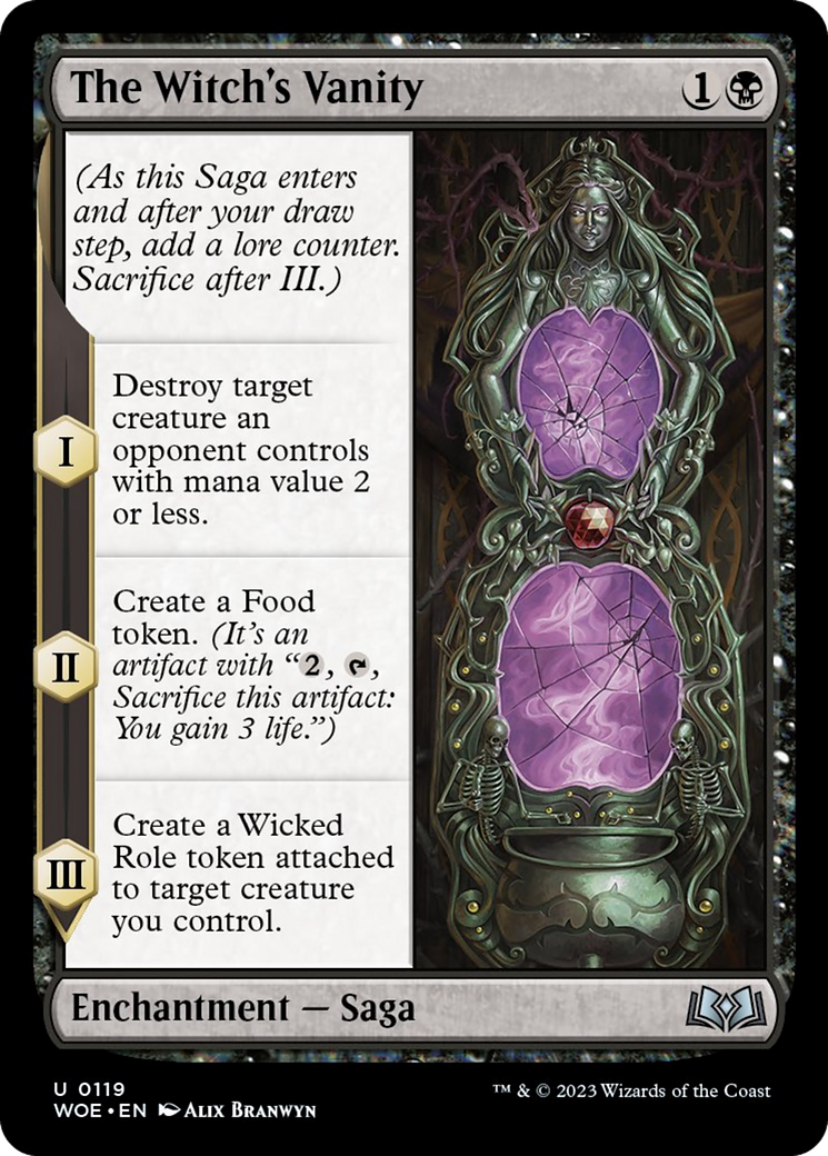 The Witch's Vanity (WOE-119) - Wilds of Eldraine [Uncommon]