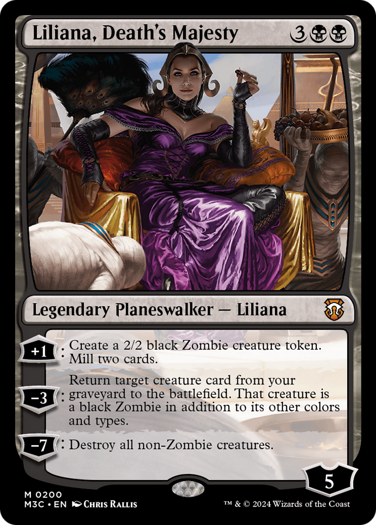 Liliana, Death's Majesty (M3C-200) - Modern Horizons 3 Commander Foil [Mythic]