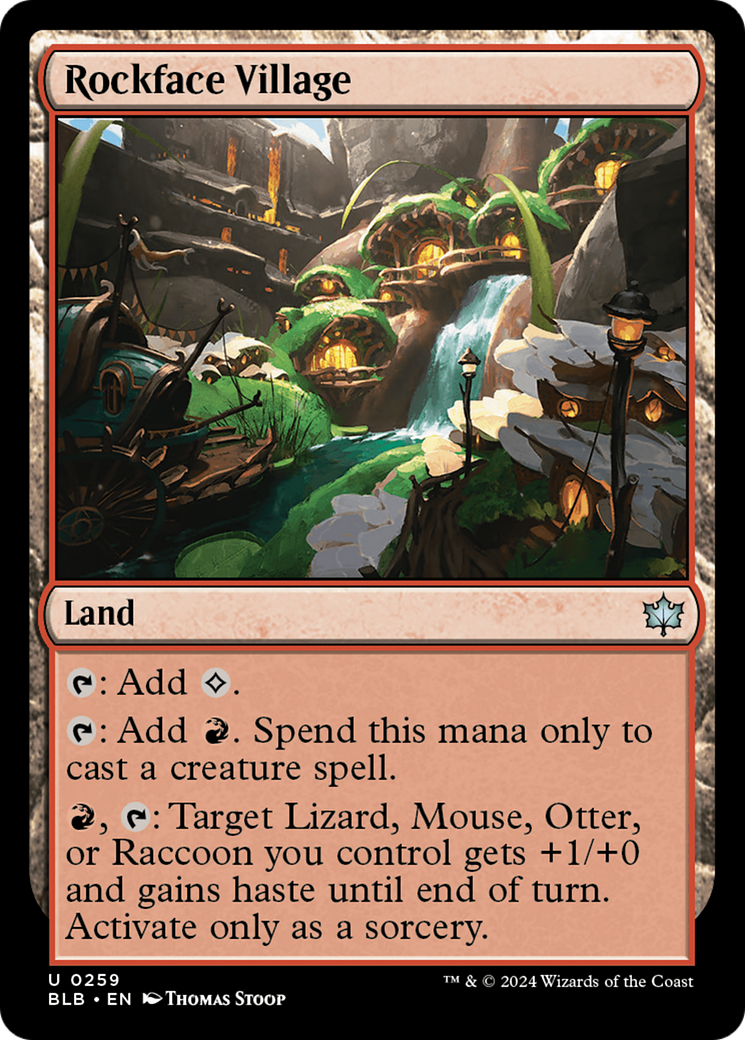 Rockface Village (BLB-259) - Bloomburrow [Uncommon]