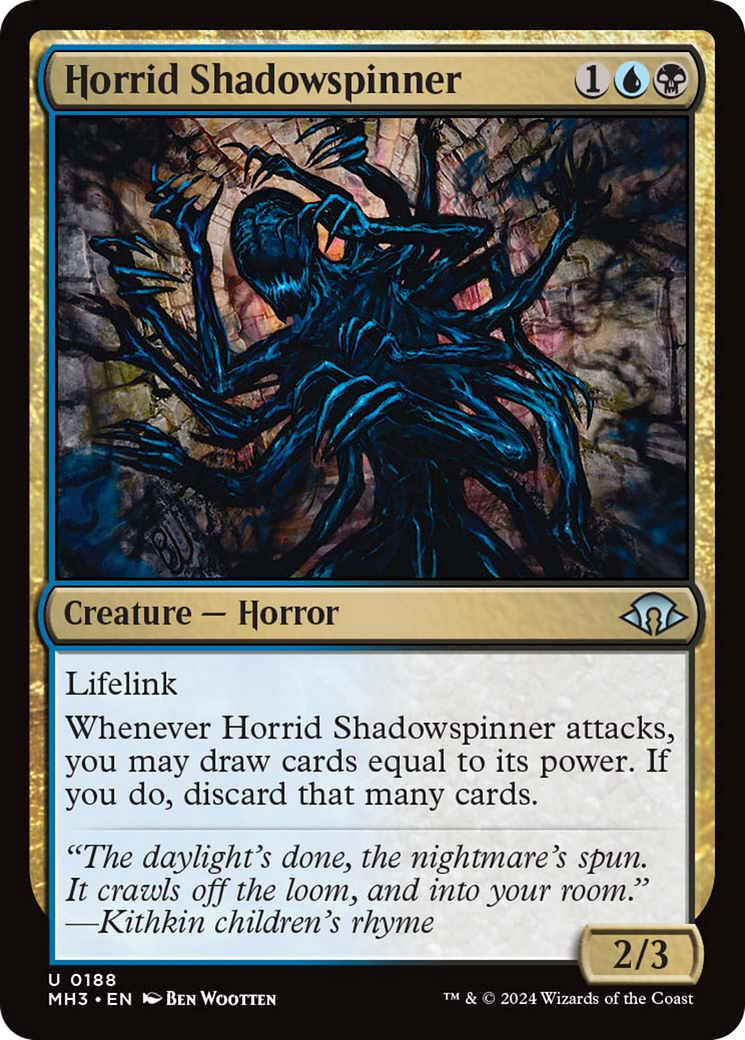 Horrid Shadowspinner (MH3-188) - Modern Horizons 3 [Uncommon]