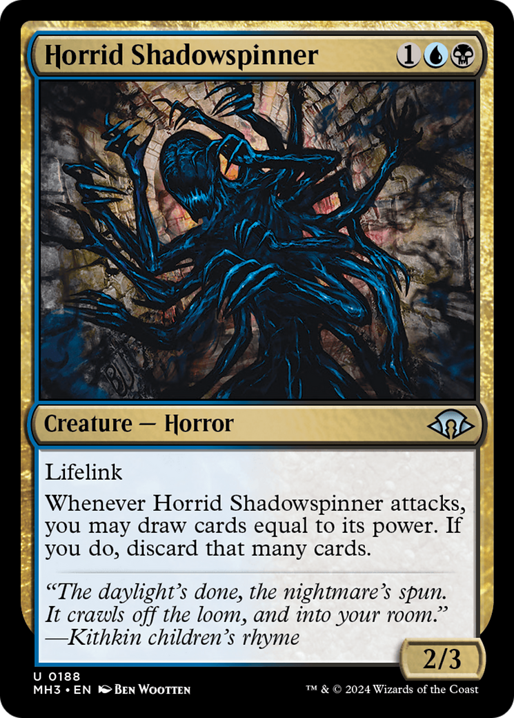 Horrid Shadowspinner (MH3-188) - Modern Horizons 3 Foil [Uncommon]