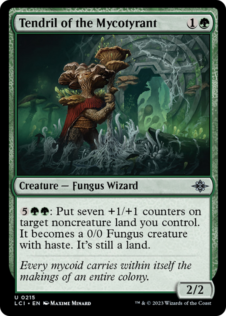 Tendril of the Mycotyrant (LCI-215) - The Lost Caverns of Ixalan [Uncommon]