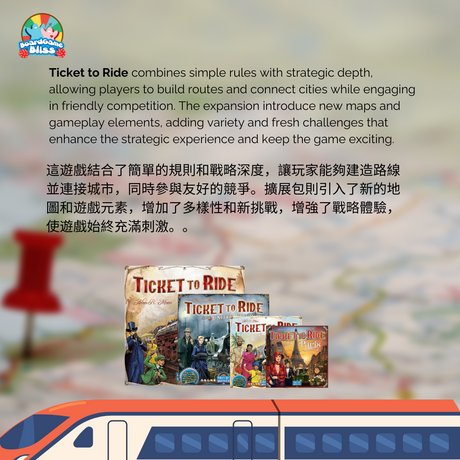 Ticket to Ride BoardGame Bundle