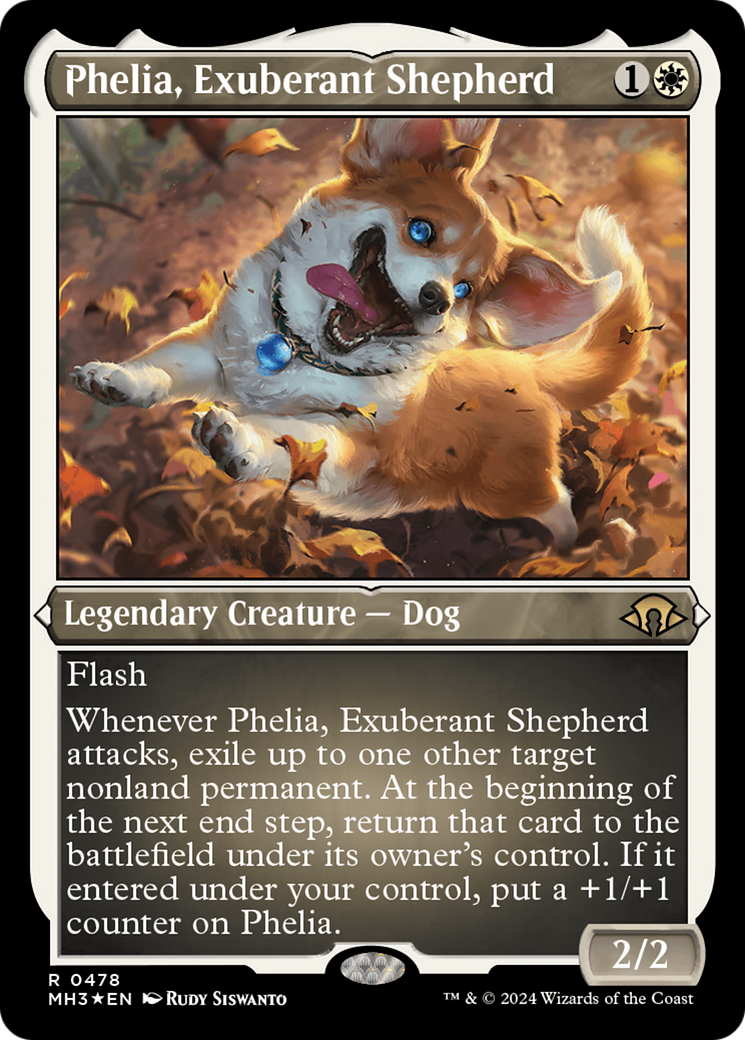 Phelia, Exuberant Shepherd (MH3-478) - Modern Horizons 3 Etched Foil [Rare]