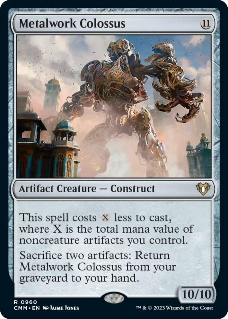 Metalwork Colossus (CMM-960) - Commander Masters [Rare]