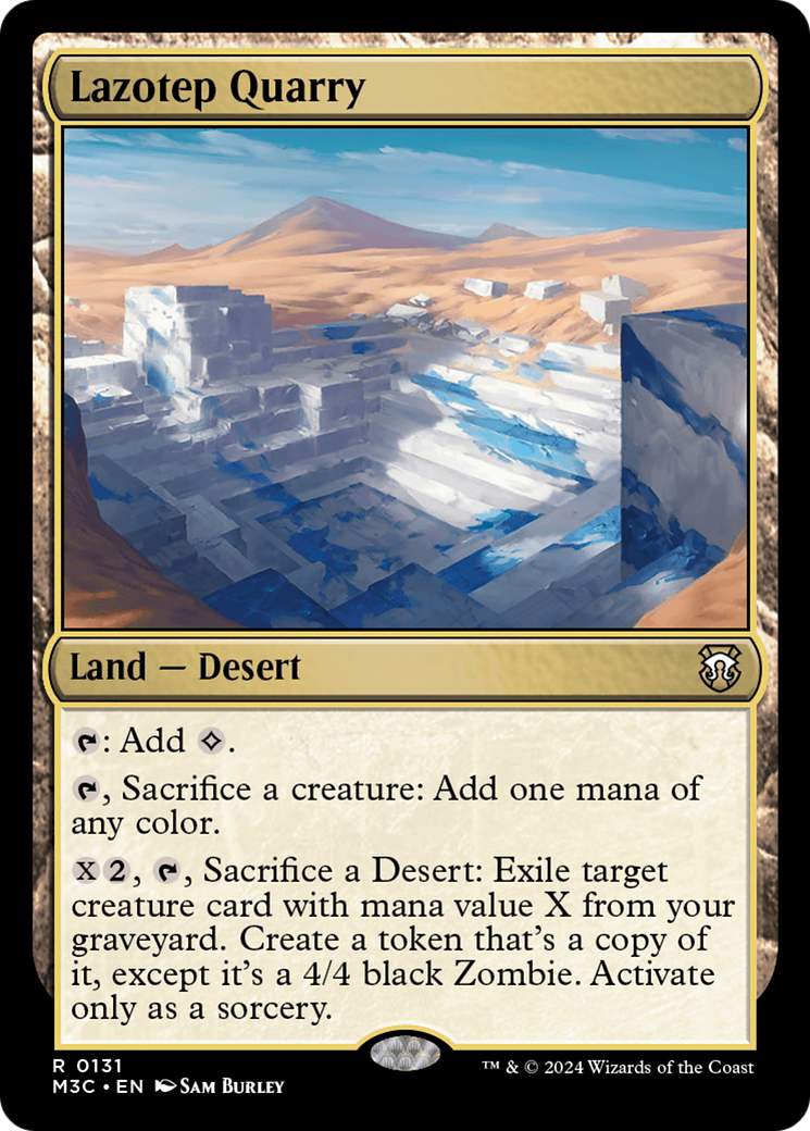 Lazotep Quarry (M3C-131) - Modern Horizons 3 Commander [Rare]