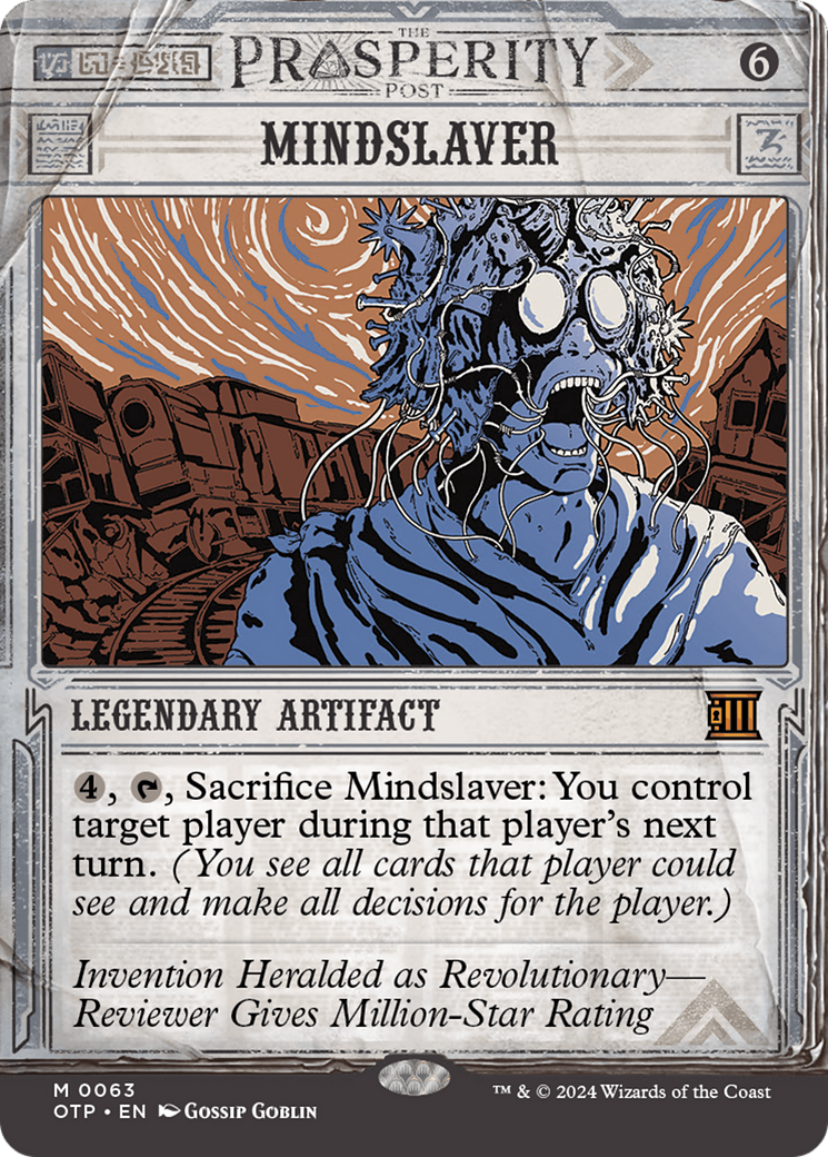 Mindslaver (OTP-063) - Breaking News: (Showcase) (Borderless) [Mythic]