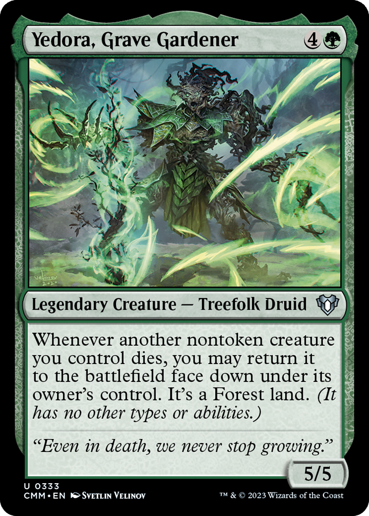 Yedora, Grave Gardener (CMM-333) - Commander Masters [Uncommon]