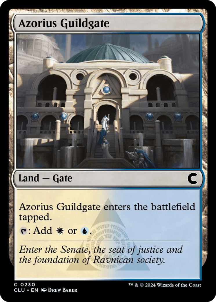 Azorius Guildgate (CLU-230) - Ravnica: Clue Edition [Common]