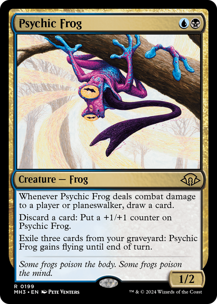 Psychic Frog (MH3-199) - Modern Horizons 3 [Rare]