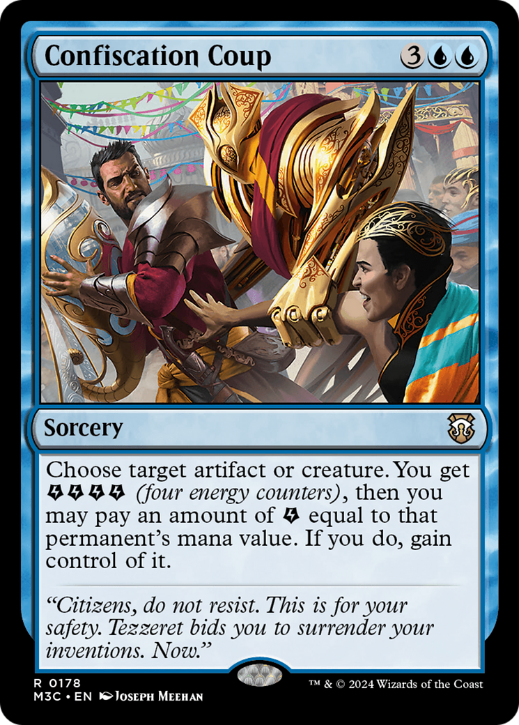 Confiscation Coup (M3C-178) - Modern Horizons 3 Commander Foil [Rare]