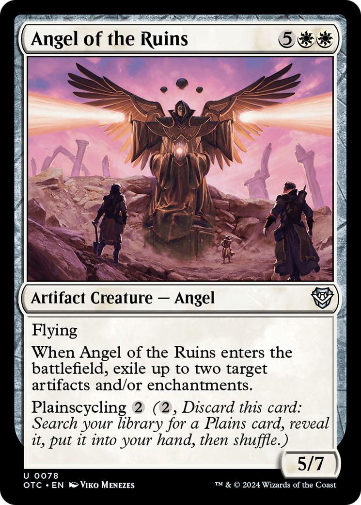 Angel of the Ruins (OTC-078) - Outlaws of Thunder Junction Commander [Uncommon]