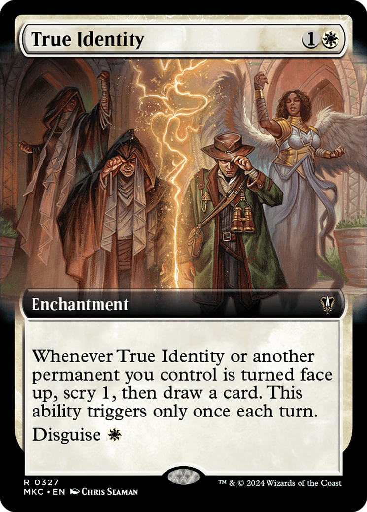 True Identity (MKC-327) - Murders at Karlov Manor Commander: (Extended Art) [Rare]