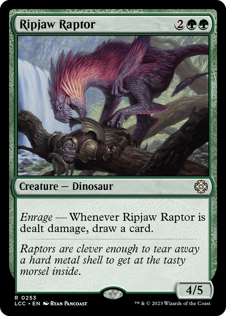 Ripjaw Raptor (LCC-253) - The Lost Caverns of Ixalan Commander [Rare]