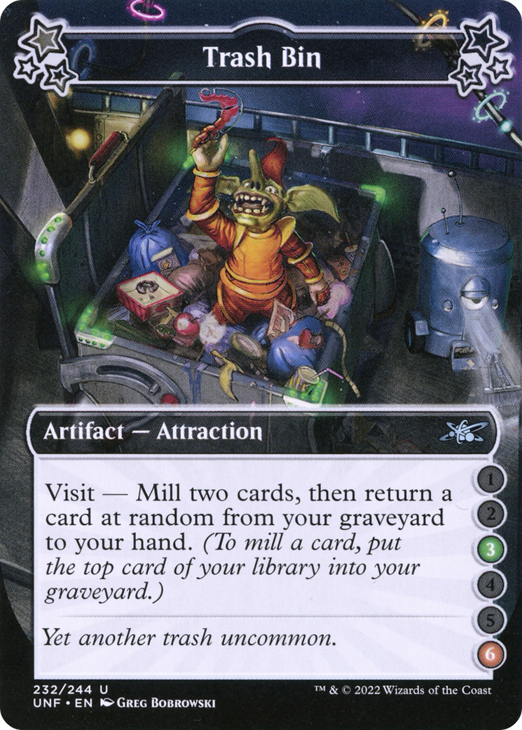 Trash Bin (UNF-232B) - Unfinity Foil [Uncommon]