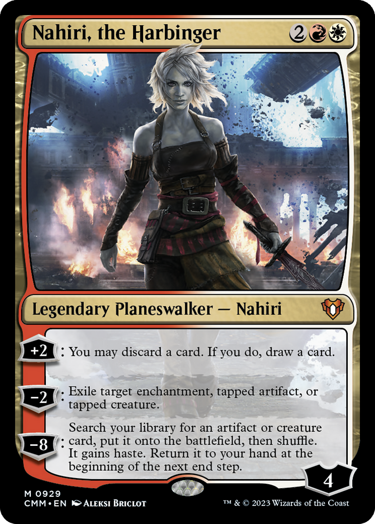 Nahiri, the Harbinger (CMM-929) - Commander Masters [Mythic]