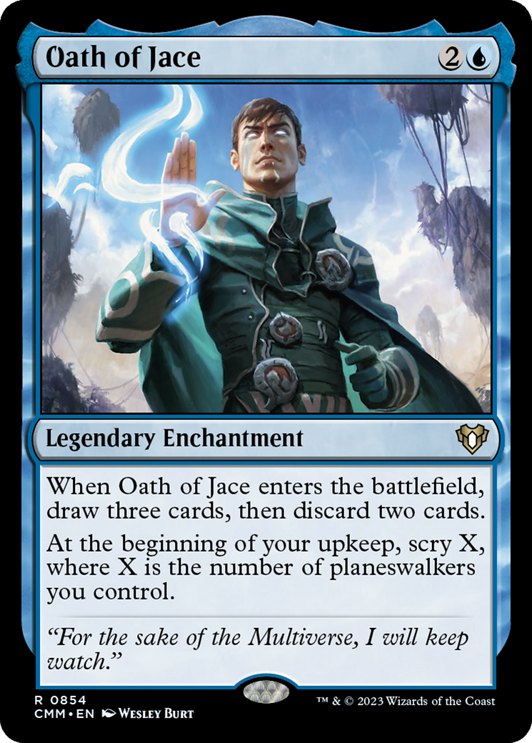 Oath of Jace (CMM-854) - Commander Masters [Rare]