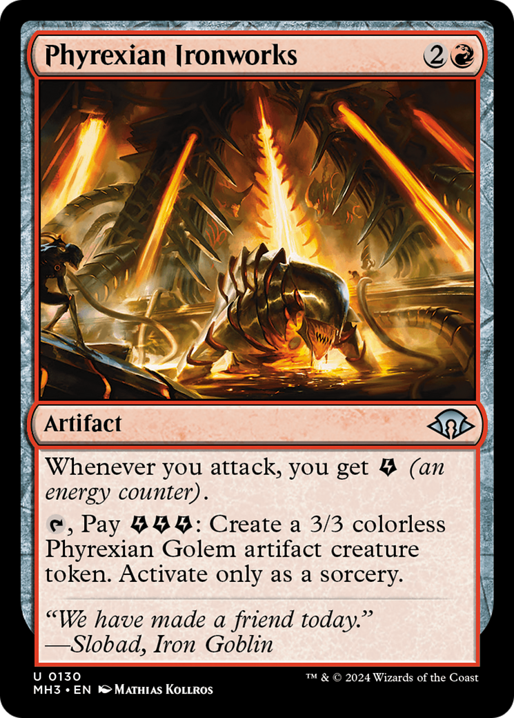 Phyrexian Ironworks (MH3-130) - Modern Horizons 3 Foil [Uncommon]