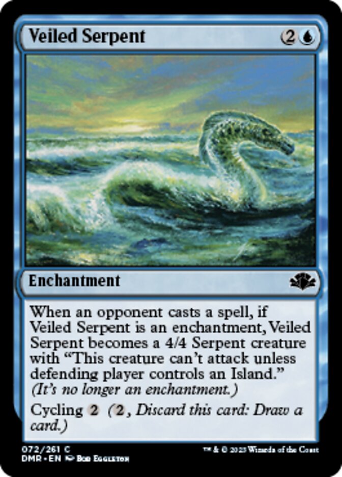 Veiled Serpent (DMR-072) - Dominaria Remastered [Common]