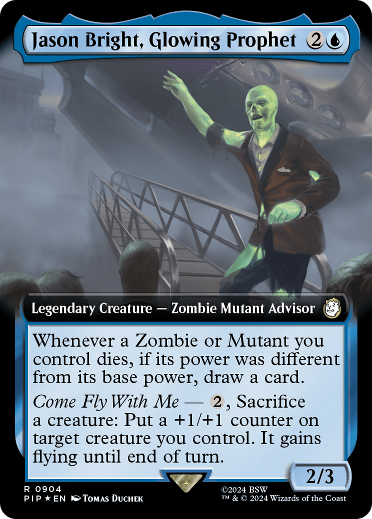 Jason Bright, Glowing Prophet (PIP-904) - Fallout: (Extended Art) Surge Foil [Rare]