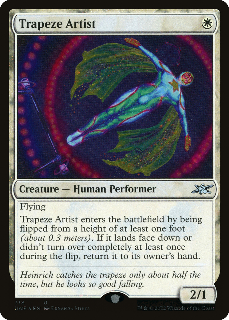 Trapeze Artist (UNF-318) - Unfinity Galaxy Foil [Uncommon]