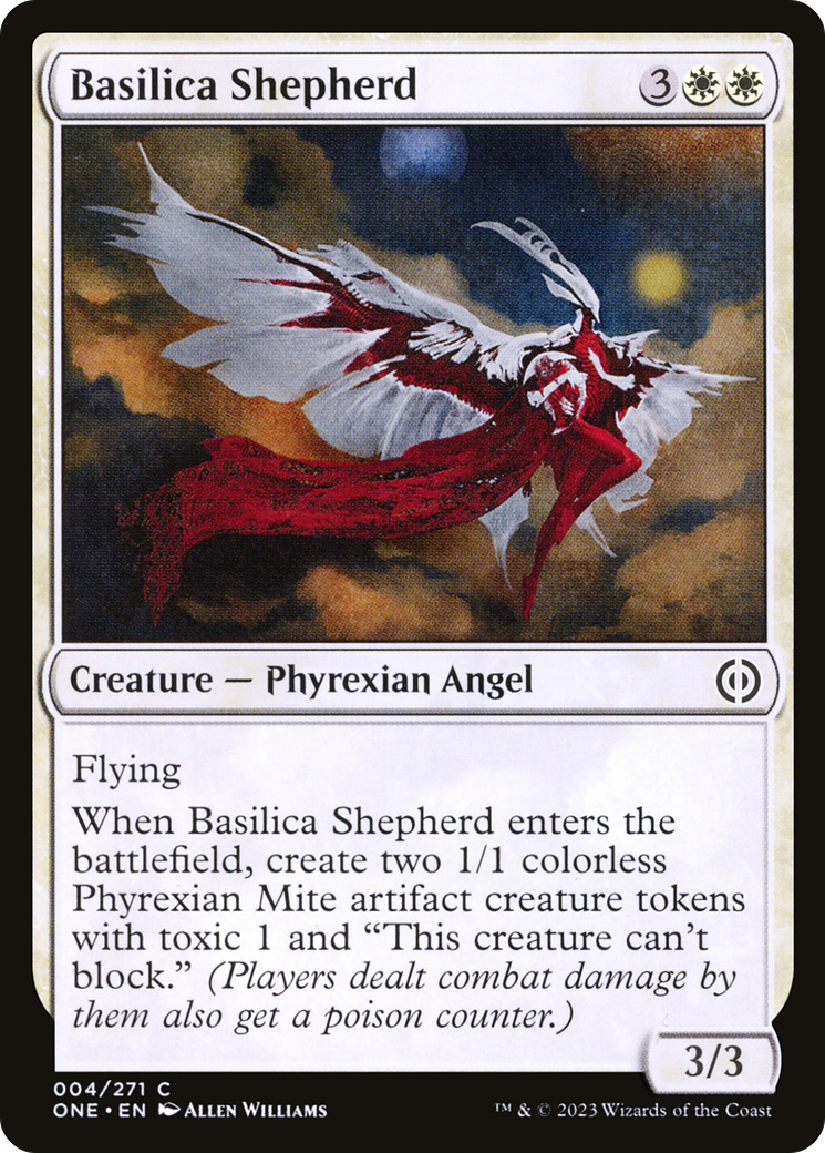 Basilica Shepherd (ONE-004) - Phyrexia: All Will Be One [Common]