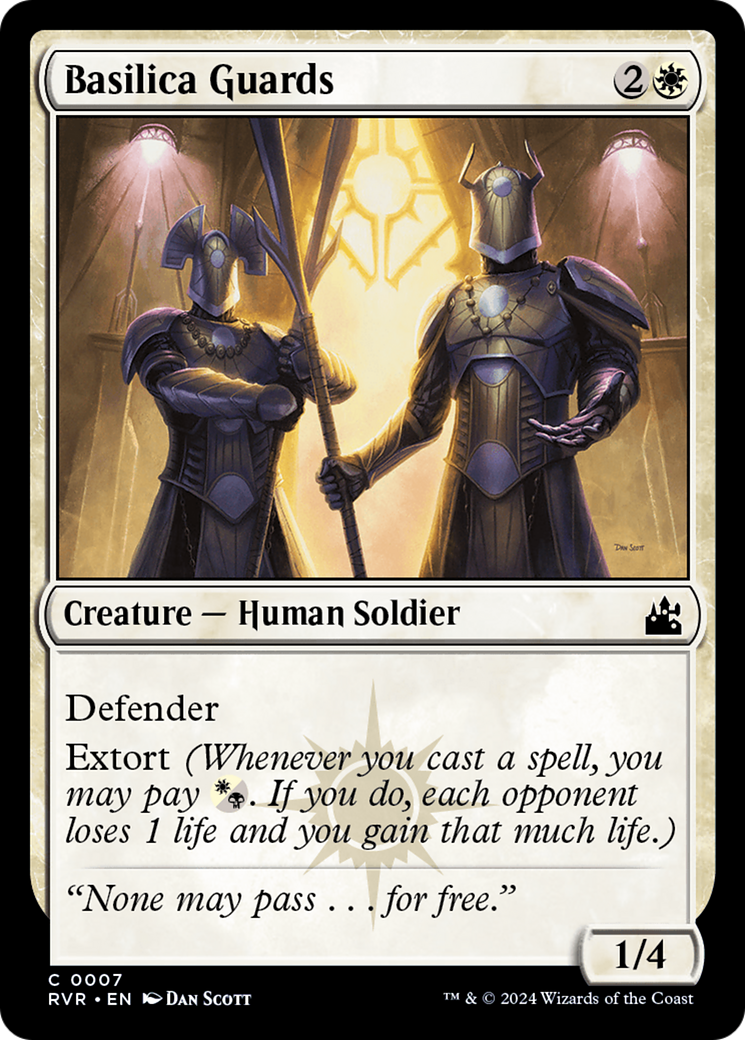 Basilica Guards (RVR-007) - Ravnica Remastered [Common]