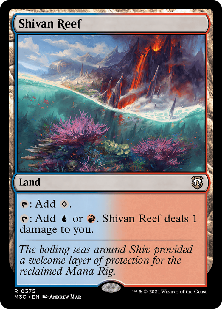 Shivan Reef (M3C-375) - Modern Horizons 3 Commander [Rare]