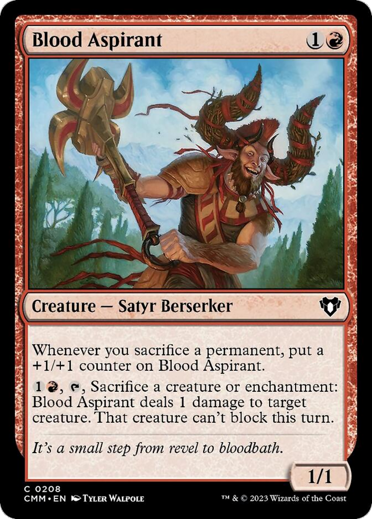 Blood Aspirant (CMM-208) - Commander Masters [Common]