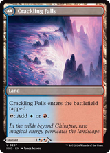 Rush of Inspiration // Crackling Falls (MH3-257) - Modern Horizons 3 Foil [Uncommon]