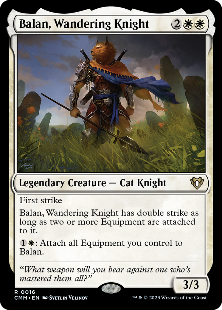 Balan, Wandering Knight (CMM-016) - Commander Masters [Rare]