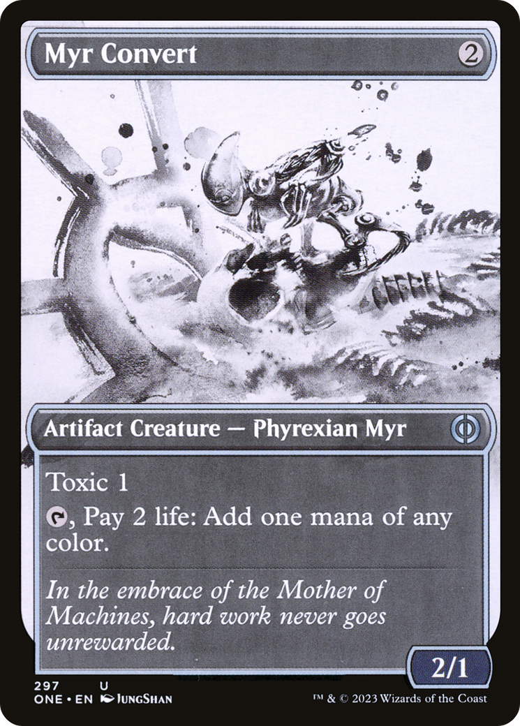 Myr Convert (ONE-297) - Phyrexia: All Will Be One: (Showcase) [Uncommon]