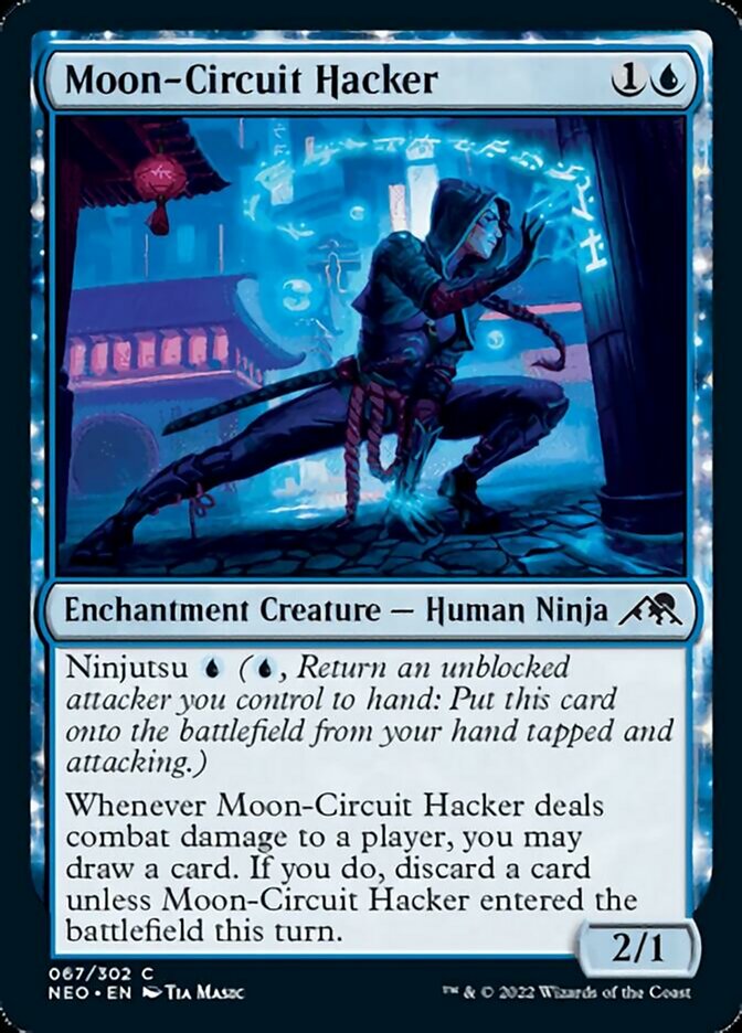 Moon-Circuit Hacker (NEO-067) - Kamigawa: Neon Dynasty [Common]