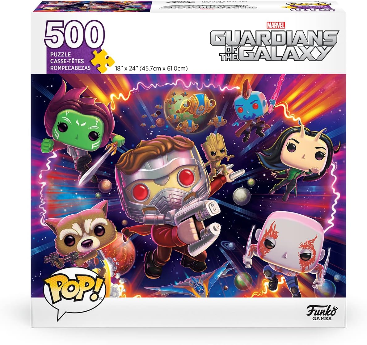 Pop! Marvel Puzzle: Guardians of The Galaxy (500 Pieces)