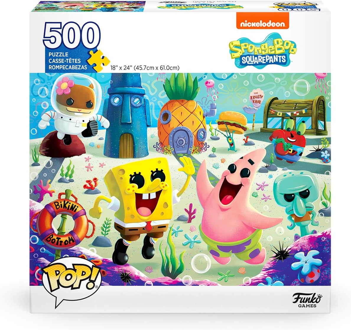 Pop! Puzzle: Spongebob Squarepants (500 Pieces)