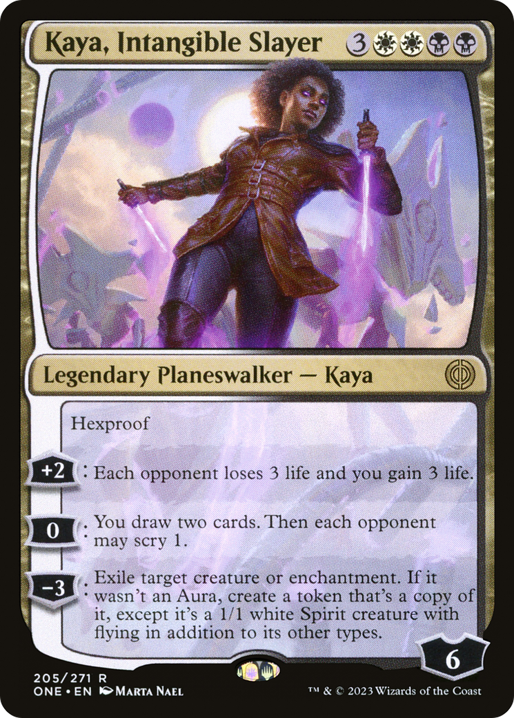 Kaya, Intangible Slayer (ONE-205) - Phyrexia: All Will Be One [Rare]