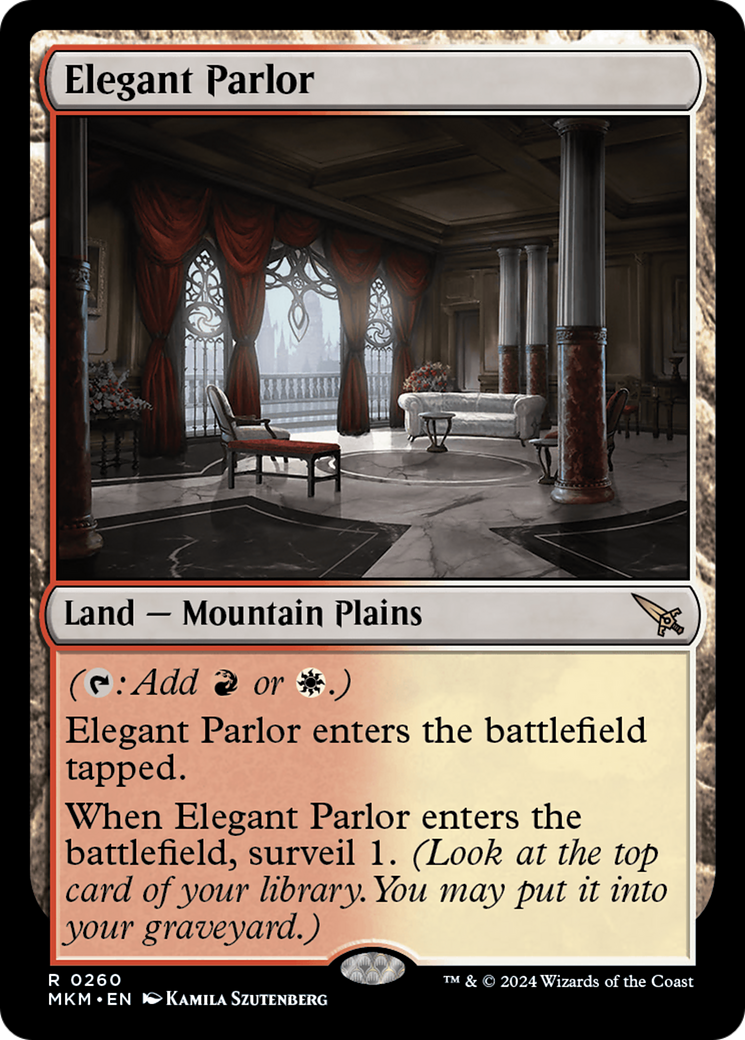 Elegant Parlor (MKM-260) - Murders at Karlov Manor Foil [Rare]