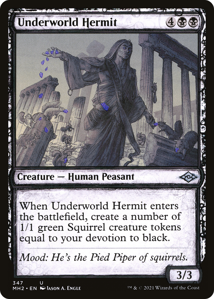 Underworld Hermit (MH2-347) - Modern Horizons 2: (Showcase) [Uncommon]