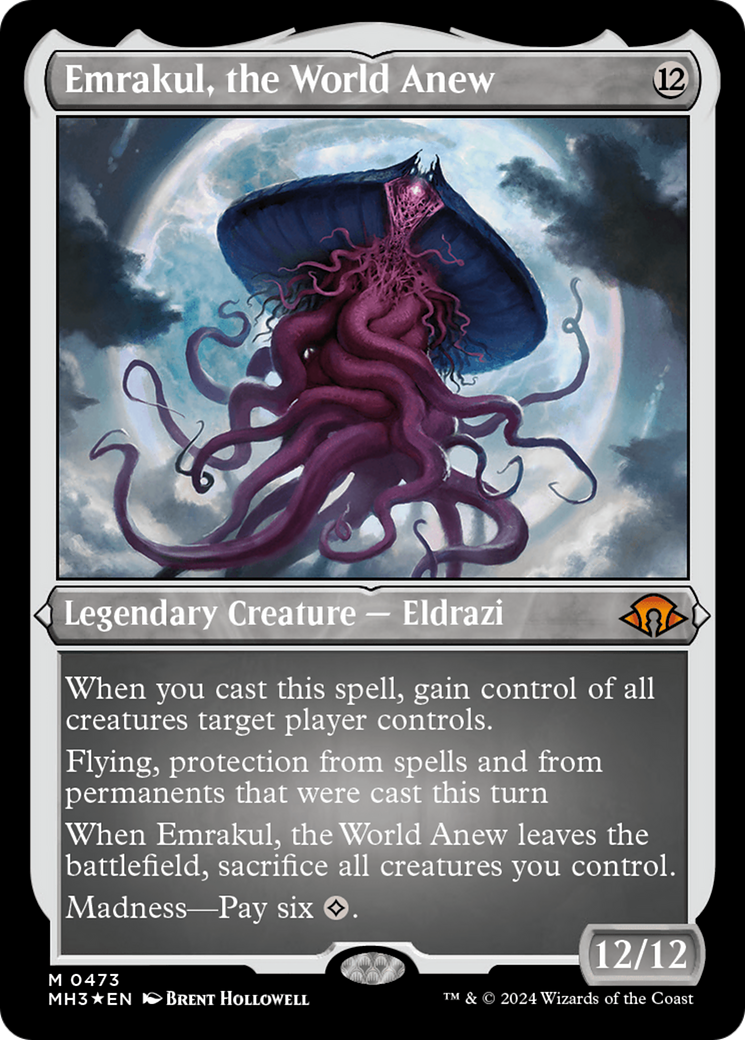 Emrakul, the World Anew (MH3-473) - Modern Horizons 3 Etched Foil [Mythic]